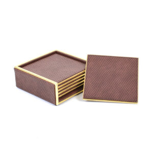square coasters set of 6 | black (copy)