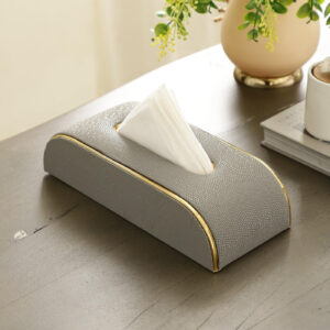 curve tissue holder | gray